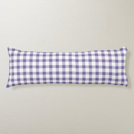 Schattig Indigo Gingham Patroon Lichaamskussen