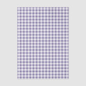 Schattig Indigo Gingham Patroon Tissuepapier (Voorkant)