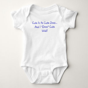 Schattig Is Wat Schattig Doet Quote Romper