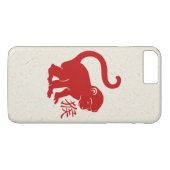 Schattig jaar van de aap Case-Mate iPhone case (Achterkant (Horizontaal))