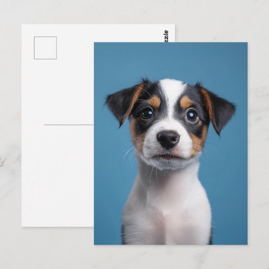 Schattig Jack Russell Terrier Puppyportret Briefkaart (Voorkant / Achterkant)