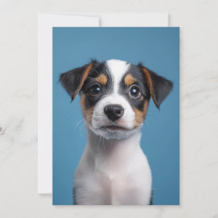 Schattig Jack Russell Terrier Puppyportret Kaart
