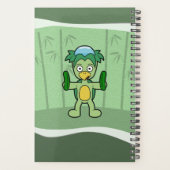 Schattig Japans Kappa Monster Planner (Achterkant)