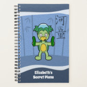 Schattig Japans Kappa Monster Planner (Voorkant)