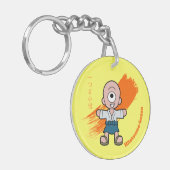 Schattig Japans Monster Hitotsume-kozo Sleutelhanger (Voorkant Links)