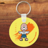 Schattig Japans Monster Hitotsume-kozo Sleutelhanger (Achterkant)