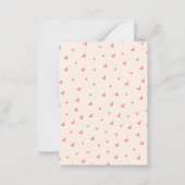 Schattig Je bent één HEETE Aardappel Valentijnskaa Notitiekaartje (Achterkant)