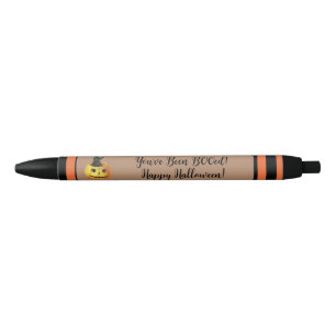 Schattig Je Bent Ge-Boo-d Halloween Oranje Pompoen Zwarte Inkt Pen