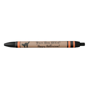 Schattig Je Bent Ge-Booed Halloween Zwarte Kat Inkt Pen