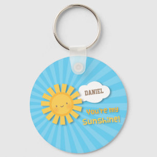 Schattig Je Bent Mijn Zonneschijn Waardering Sleutelhanger
