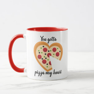 Schattig Je Moet Een Pizza Van Mijn Hart Punt Mok