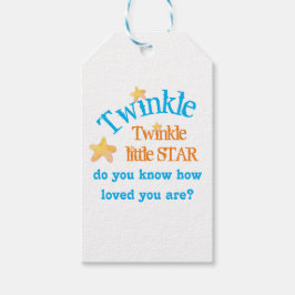 Schattig Je Wordt Geliefd Kleine Ster Klassieker Cadeaulabel