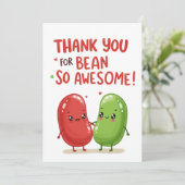 Schattig Jelly Bean Koppel - Valentijnsdag Feestdagenkaart (Staand voorkant)