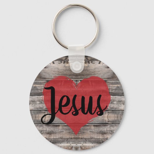 schattig JESUS HEART | Sleutelhanger (Voorkant)