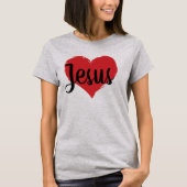 schattig JESUS HEART | T-shirt (Voorkant)