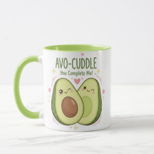 Schattig jij maakt mij compleet Kawaii Avocado Kop
