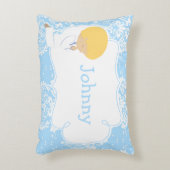 Schattig jochie bidt en gedicht accent kussen (Voorkant(Verticaal))