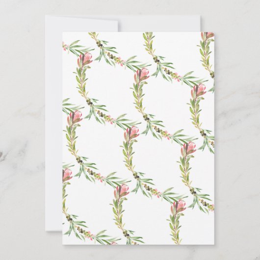 Schattig Kangaroo Mam & Babies Twins Baby shower Kaart (Achterkant)