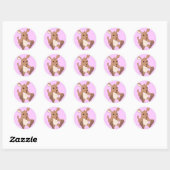 Schattig Kangaroo Ronde Sticker (Vel)