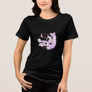 Schattig Karakter Grafisch Ontwerp Tri-Blend Shirt