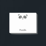 Schattig karakter panda kinderenschool post-it® notes<br><div class="desc">Schattig karakter panda cadeauontwerp voor kinderen,  perfect voor school</div>