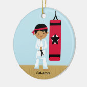 Schattig karate Boy Ornament (Links)