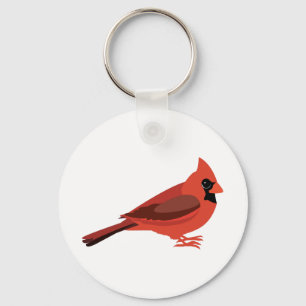 schattig kardinaal sleutelhanger