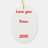 Schattig Kat Angel Grandparent ornament (Achterkant)