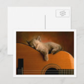 schattig kat briefkaart (Voorkant / Achterkant)