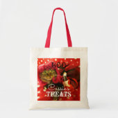Schattig Kat Halloween Trick or treat Bag Tote Bag (Voorkant)