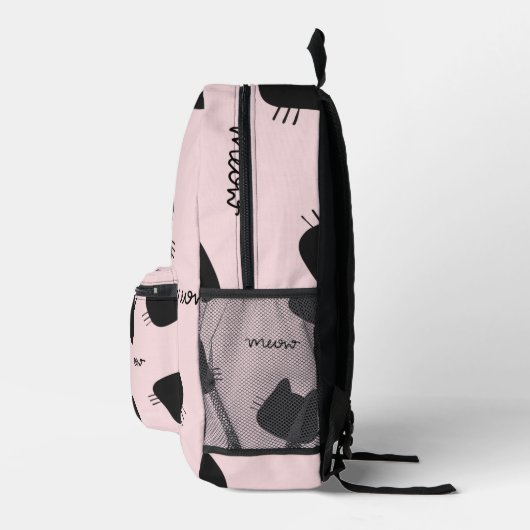 schattig kat patroon bedrukte rugzak (Rechts)