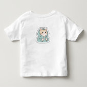 Schattig Kat Peuter Shirt (Achterkant)
