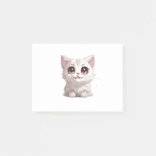 schattig kat post-it® notes (Voorkant)