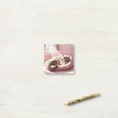 Schattig Kat Post it Post-it® Notes (Op bureau)