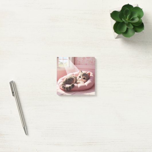 Schattig Kat Post it Post-it® Notes (Kantoor)