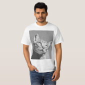 Schattig Kat T-shirt (Voorkant volledig)