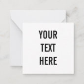 Schattig Kat Zombie Notitiekaartje (Achterkant)