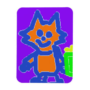 Schattig katje magneet