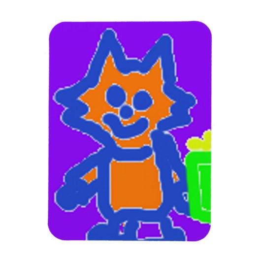 Schattig katje magneet (Verticaal)