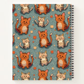 schattig kattebiljet notitieboek (Achterkant)
