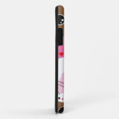 schattig kattenachtergrond Case-Mate iPhone case (Achterkant/rechts)