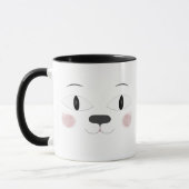 schattig kattengezicht, sluwe ogen mok (Links)
