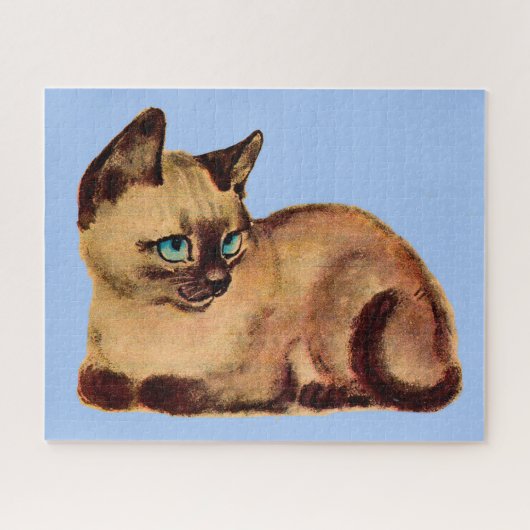 schattig kattenkatje legpuzzel (Horizontaal)