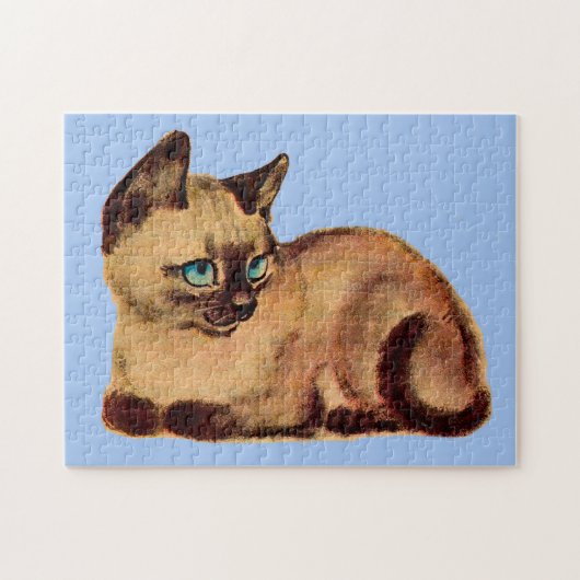 schattig kattenkatje legpuzzel (Horizontaal)