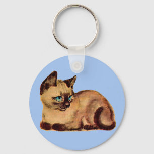 schattig kattenkatje sleutelhanger