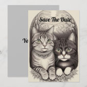 Schattig Kattenkoppel  Kaart (Voorkant / Achterkant)