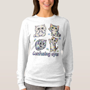 Schattig Kattenkwartet, Kattenogen 👁️ Kattenliefh T-shirt