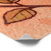 Schattig Kattenpaar esthetische decoratieve schild Poster (Hoek)