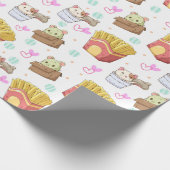 Schattig kattenpapier cadeaupapier (Hoek)