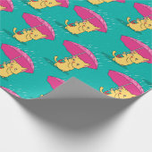 Schattig kattenpapier cadeaupapier (Hoek)